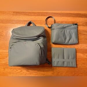 NWOT Lululemon Green New Parent Backpack